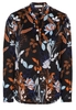 ETERNA LANGE MOUW BLOUSE MODERN CLASSIC ZWART PRINT