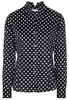 ETERNA LANGE MOUW BLOUSE MODERN CLASSIC ZWART/NIT PRINT