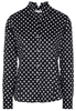 ETERNA LANGE MOUW BLOUSE MODERN CLASSIC ZWART/NIT PRINT