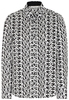 ETERNA LANGE MOUW BLOUSE MODERN CLASSIC ZWART/WIT PRINT