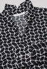 ETERNA LANGE MOUW BLOUSE MODERN CLASSIC ZWART/WIT PRINT