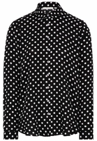 ETERNA LANGE MOUW BLOUSE MODERN CLASSIC ZWART/WIT PRINT