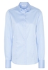 ETERNA LANGE MOUW BLOUSE VOOR LANGE VROUWEN MODERN CLASSIC LICHTBLAUW