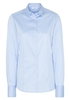 ETERNA LANGE MOUW BLOUSE VOOR LANGE VROUWEN MODERN CLASSIC LICHTBLAUW