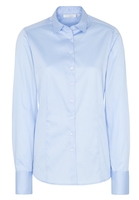 ETERNA LANGE MOUW BLOUSE VOOR LANGE VROUWEN MODERN CLASSIC LICHTBLAUW