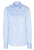 ETERNA LANGE MOUW BLOUSE VOOR LANGE VROUWEN MODERN CLASSIC LICHTBLAUW