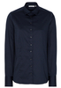 ETERNA LANGE MOUW BLOUSE VOOR LANGE VROUWEN MODERN CLASSIC MARINEBLAUW