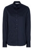 ETERNA LANGE MOUW BLOUSE VOOR LANGE VROUWEN MODERN CLASSIC MARINEBLAUW