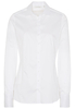 ETERNA LANGE MOUW BLOUSE VOOR LANGE VROUWEN MODERN CLASSIC WIT UNI