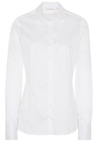 ETERNA LANGE MOUW BLOUSE VOOR LANGE VROUWEN MODERN CLASSIC WIT UNI