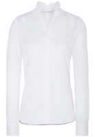 ETERNA LANGE MOUW BLOUSE VOOR LANGE VROUWEN MODERN CLASSIC WIT UNI