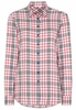 ETERNA LANGE MOUW BLOUSE VOOR LANGE VROUWEN MODERN CLASSIC ZWART / WIT