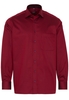 ETERNA LANGE MOUW OVERHEMD COMFORT FIT BAKSTEENROOD MET RELIËF