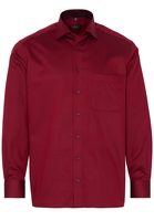 ETERNA LANGE MOUW OVERHEMD COMFORT FIT BAKSTEENROOD MET RELIËF