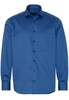 ETERNA LANGE MOUW OVERHEMD COMFORT FIT BLAUW MET RELIËF