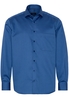 ETERNA LANGE MOUW OVERHEMD COMFORT FIT BLAUW MET RELIËF