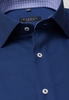 ETERNA LANGE MOUW OVERHEMD COMFORT FIT MARINEBLAUW MET RELIËF