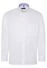 ETERNA LANGE MOUW OVERHEMD COMFORT FIT WIT MET RELIËF