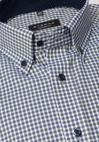 ETERNA LANGE MOUW OVERHEMD COMFORT FIT CHAMBRAY GROEN/WIT GERUIT