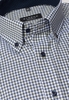 ETERNA LANGE MOUW OVERHEMD COMFORT FIT CHAMBRAY GROEN/WIT GERUIT