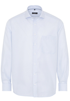 ETERNA LANGE MOUW OVERHEMD COMFORT FIT COOL SHIRT TWILL BLAUW UNI