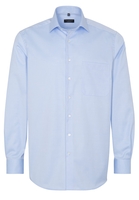 ETERNA LANGE MOUW OVERHEMD COMFORT FIT COVER SHIRT TWILL LICHTBLAUW