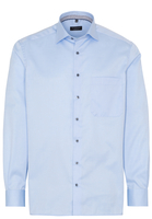 ETERNA LANGE MOUW OVERHEMD COMFORT FIT COVER SHIRT TWILL LICHTBLAUW