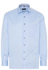 ETERNA LANGE MOUW OVERHEMD COMFORT FIT COVER SHIRT TWILL LICHTBLAUW