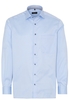 ETERNA LANGE MOUW OVERHEMD COMFORT FIT COVER SHIRT TWILL LICHTBLAUW