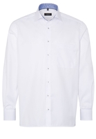 ETERNA LANGE MOUW OVERHEMD COMFORT FIT COVER SHIRT TWILL WIT UNI