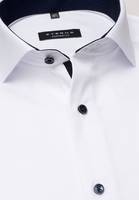 ETERNA LANGE MOUW OVERHEMD COMFORT FIT COVER SHIRT TWILL WIT UNI