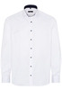 ETERNA LANGE MOUW OVERHEMD COMFORT FIT COVER SHIRT TWILL WIT UNI