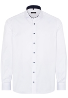 ETERNA LANGE MOUW OVERHEMD COMFORT FIT COVER SHIRT TWILL WIT UNI