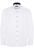ETERNA LANGE MOUW OVERHEMD COMFORT FIT COVER SHIRT TWILL WIT UNI