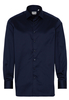 ETERNA LANGE MOUW OVERHEMD COMFORT FIT GENTLE SHIRT TWILL BLAUW UNI