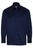 ETERNA LANGE MOUW OVERHEMD COMFORT FIT GENTLE SHIRT TWILL BLAUW UNI
