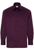 ETERNA LANGE MOUW OVERHEMD COMFORT FIT GENTLE SHIRT TWILL BORDEAUX UNI