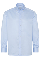 ETERNA LANGE MOUW OVERHEMD COMFORT FIT GENTLE SHIRT TWILL LICHTBLAUW