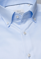 ETERNA LANGE MOUW OVERHEMD COMFORT FIT GENTLE SHIRT TWILL LICHTBLAUW