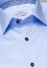 ETERNA LANGE MOUW OVERHEMD COMFORT FIT GENTLE SHIRT TWILL LICHTBLAUW