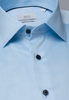 ETERNA LANGE MOUW OVERHEMD COMFORT FIT GENTLE SHIRT TWILL LICHTBLAUW