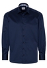 ETERNA LANGE MOUW OVERHEMD COMFORT FIT GENTLE SHIRT TWILL MARINEBLAUW