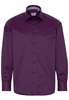 ETERNA LANGE MOUW OVERHEMD COMFORT FIT GENTLE SHIRT TWILL PURPER UNI