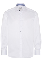 ETERNA LANGE MOUW OVERHEMD COMFORT FIT GENTLE SHIRT TWILL WIT UNI