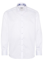 ETERNA LANGE MOUW OVERHEMD COMFORT FIT GENTLE SHIRT TWILL WIT UNI
