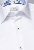 ETERNA LANGE MOUW OVERHEMD COMFORT FIT GENTLE SHIRT TWILL WIT UNI