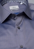 ETERNA LANGE MOUW OVERHEMD COMFORT FIT GENTLE SHIRT TWILL ZILVER GRIJS