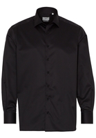 ETERNA LANGE MOUW OVERHEMD COMFORT FIT GENTLE SHIRT TWILL ZWART UNI