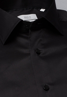 ETERNA LANGE MOUW OVERHEMD COMFORT FIT GENTLE SHIRT TWILL ZWART UNI