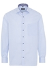 ETERNA LANGE MOUW OVERHEMD COMFORT FIT KEPERBINDING LICHT BLAUW GERUIT